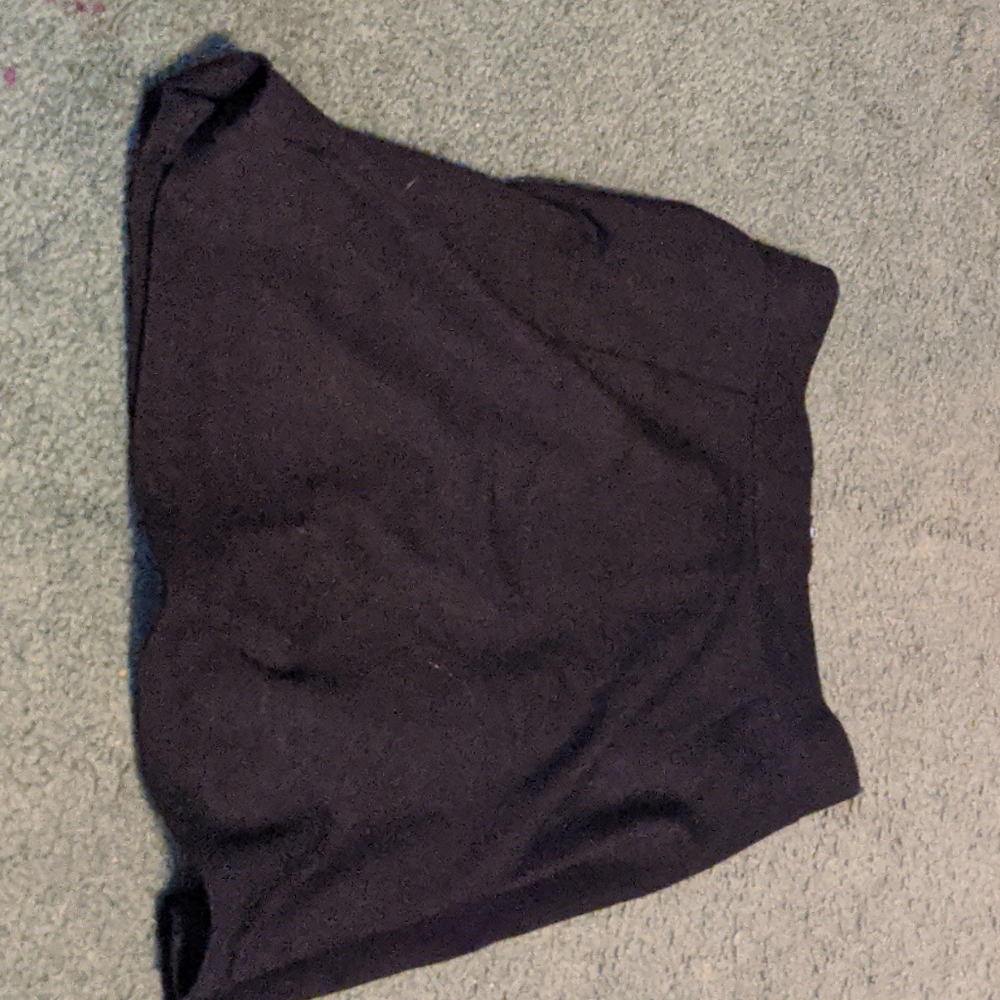 Black H&M skater skirt